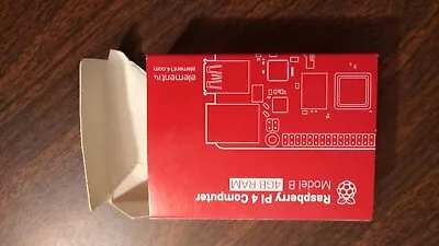 Raspberry Pi 4 Model B 4GB DDR4 RAM Single Board Computer (RPI4-MODBP-4GB) • $50