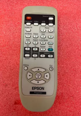 Epson 150799600 OEM Original Projector Replacement Remote Control Tested (E1182) • $14.99