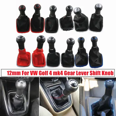 MT 5/6 For VW Golf MK4 GTI R32 Jetta Bora 1999-2004 Gear Shift Knob Shifter Boot • $18.99