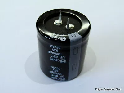 High Quality Panasonic Electrolytic 10000uF 63V Snap-in PCB Capacitor 35x40mm • £5.99