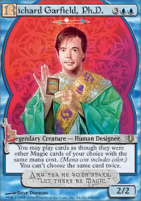 MTG Richard Garfield Ph.D. Unhinged Moderately Played English • $2.78