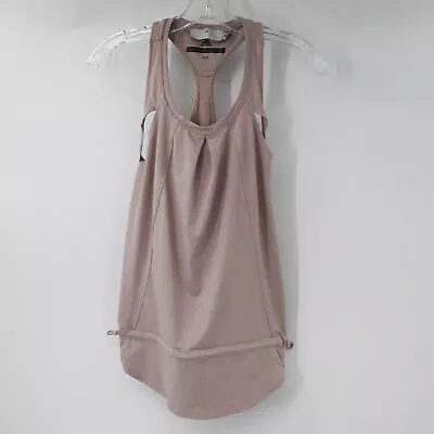 Adidas By Stella McCartney Tank Top Womens XS Dusty Rose Cinch Drawstring Waist • $29.99