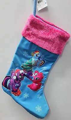 MY LITTLE PONY CHRISTMAS STOCKING Girls Brony Cartoon Decoration 1980s Cute NEW • $15.75