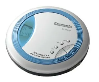 Panasonic Personal Portable CD Player - Blue - VGC (SL-SX330PC-S) • £129.99