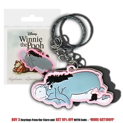 Eeyore | Disney Winnie The Poo Official Rubber Keyring - Keychain • £2.99