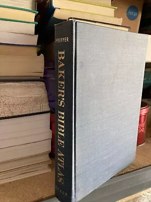 Baker's Bible Atlas Charles F. Pfeiffer 9th Printing 1971 Hardcover • £8.03