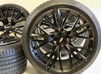 20  Chevy Camaro Ss 45th Zl1 Full Set Rims Wheels Tires Factory Black Tpms Lugs • $2249