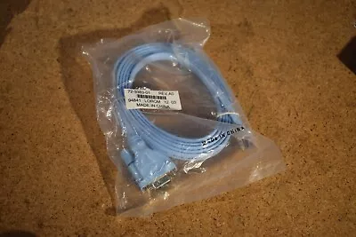 New Blue Cisco Ethernet RJ45 9-Pin Serial Rollover Female Console Switch Cable • $10.95