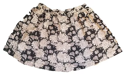 Nastygal X Mink Pink Skirt Floral Button-Up Pleat With Pockets Size S • $3.99