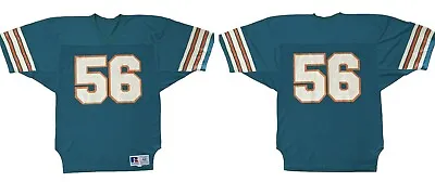 Vtg Russell Athletics Mens 44 Miami Dolphins Football Jersey No Name Blank #56 • $75