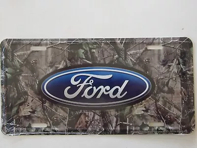 Ford Realtree Car Truck Aluminum License Plate • $9.95