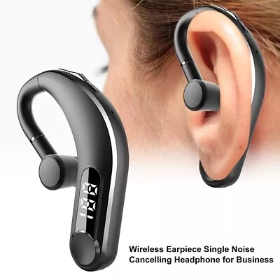Bluetooth Earpiece Headset Wireless Hands Free Headphones Earbuds IPhone Android • £7.99