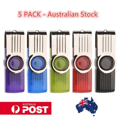 AUS - 5PCS - USB Flash Drive Memory Stick Thumb Pen Drive 1GB4GB 8GB 32GB LOT • $10