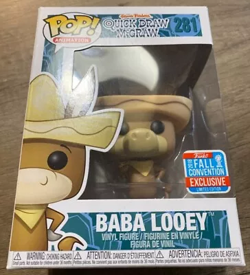 Funko POP! Hanna Barbera: Quick Draw McGraw - Baba Looey #281 - 2018 NYCC • $21.50