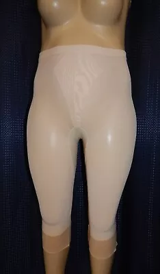 VTG Sears 85199 Calf Length Panty Girdle Beige Pant-Liners Size 2XL Union Tag • $19.99