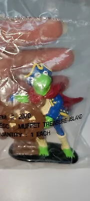 Applause  Muppets Kermit  Pirate Treasure Island At Ships Wheel PVC Figure NIP • $4.50