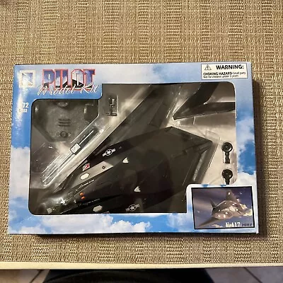 Pilot Model Kit - 1:72 Scale - F-117 Fighter Jet • $10