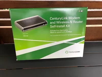 NEW CenturyLink Actiontec C1000A 300 Mbps 4-Port Gigabit Wireless N Router Modem • $14.95