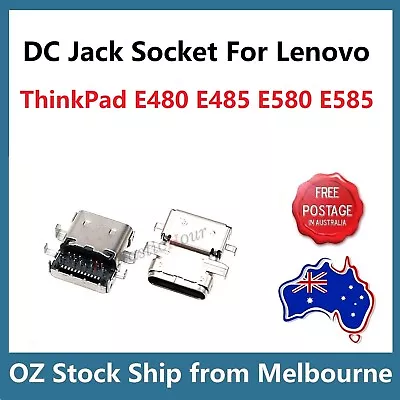 Lenovo ThinkPad E480 E485 E580 R480 E590 USB Type C Charging Port Dc Jack • $10