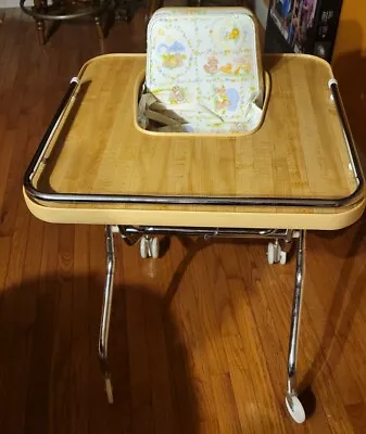 VINTAGE Cosco Peterson Taylor Tot Baby Hi Lo Baby Feeding Table. Excellent Shape • $199