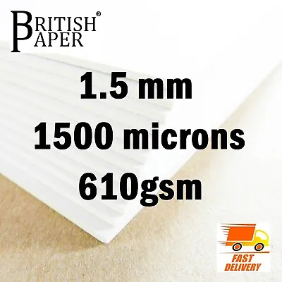 A6 A5 A4 A3 A2 BACKING BOARD CRAFT CARD THICK PAPER OFF WHITE GREYBOARD 1mm 2mm • £233.99