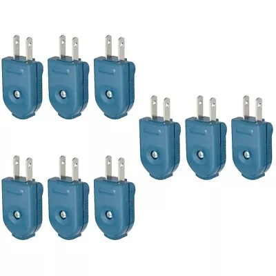 9Pcs Electrical Plugs Non Plug Adapter 2 Prong Plug Replacement Replacement • $20.52