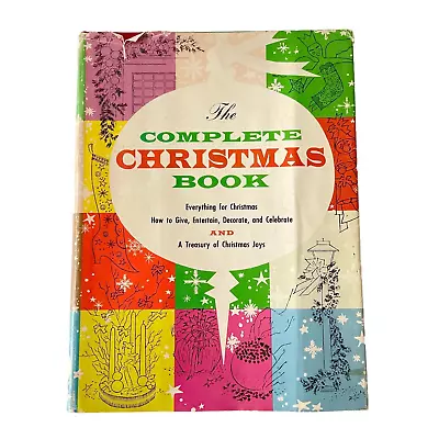Vintage 1958  The Complete Christmas Book  HCDJ - Watts - Revised 4th Printing • $14.99