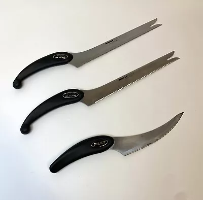 Miracle Blade Knives 2 All Purpose Slicer’s And A Filet Knife Kitchen Outdoors • $21.75