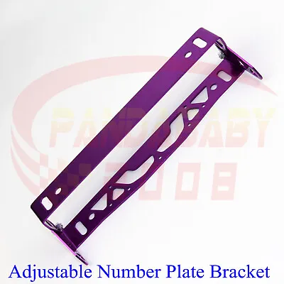 $13.50 • Buy Number License Frame Plate Bracket Relocate Holder Para Placa Adjustable 210mm B