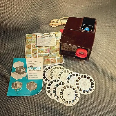 Vintage 1960s Sawyer's View-Master Standard Projector 2421 Bundle - Works • $19.99