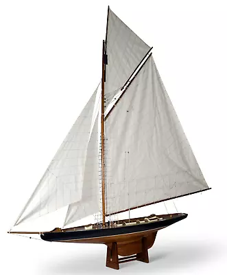 $724 • Buy XXL Columbia 1901 America's Cup J Class Yacht Model 68  Wood Sailboat Built Boat