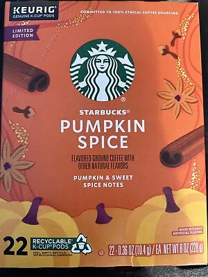 (88) Starbucks Pumpkin Spice Naturally Flavored Coffee Keurig K-Cup Limited Edit • $34.99