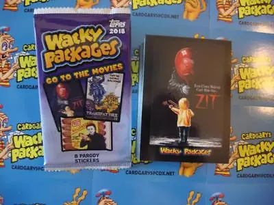 2018 Wacky Packages Go To The Movies Complete Set 90 Sticker Cards Free Wrapper+ • $24.97