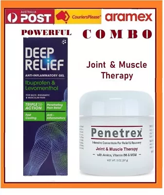 PENETREX PAIN RELIEF CREAM 57g OR Deep Relief Anti Inflammatory Gel 50g • $32