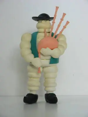 Bibendum Bagpipes Michelin Man Figure Doll Green Vest 90s Vintage With Bag Used • $129.10
