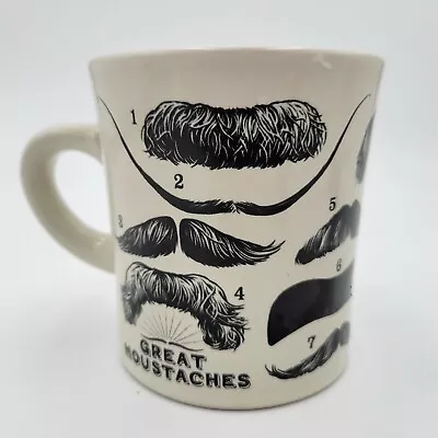 Great Moustaches Coffee Tea Mug Cup The Unemployed Philosophers Guild  • $0.99