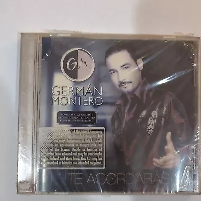 German Montero - Te Acordaras [CD New Sealed Nuevo] • $7.99