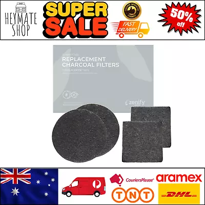 2 Sets Zenify Earth Replacement Charcoal Filters Compost Bin Carbon Filter NEW • $21.13