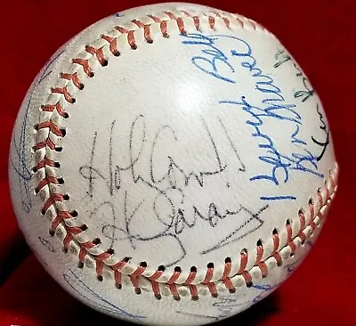 1976 Chicago White Sox Tigers Team Signed Ball HARRY CARAY Rookie MARK FIDRYCH • $300.99