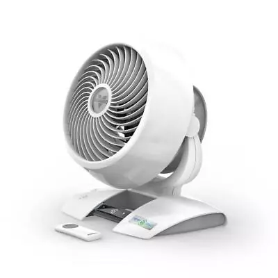 Vornado Desk Fan 11.75 H Remote Standalone Plug-In Energy-Efficient In White • $77.21