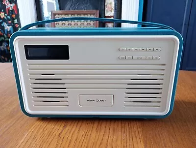 ViewQuest Retro Radio DAB/FM With IPod Dock And Bluetooth Adaptor. Teal. • £12.99