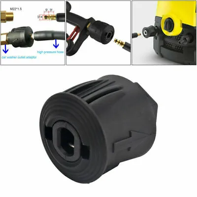 M22 High Pressure Washer Hose Adapter Quick Release Fit For Karcher K Series New • £6.69