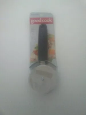 GoodCook Brand Black Handle Grip Pizza Cutter Wheel Finger Guard NEW • $8.99