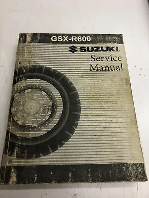 $28.99 • Buy Suzuki GSX-R600 Service Shop Repair Workshop Manual OEM P/N 99500-35100-03E USED