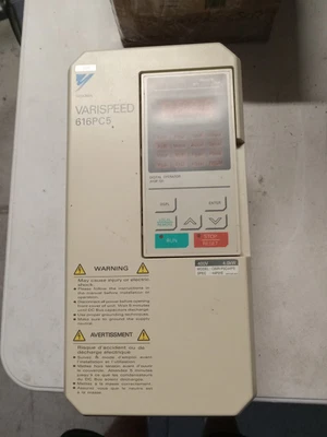 $143.99 • Buy Yaskawa CIMR-P5C44P0 Varispeed 616pc5  Variable Speed Drive 400V 4.0 KW   PARTS