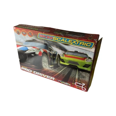 £30 • Buy Micro Scalextric Pro Driver G1105 Complete Boxed 2 Cars Scale 1:64