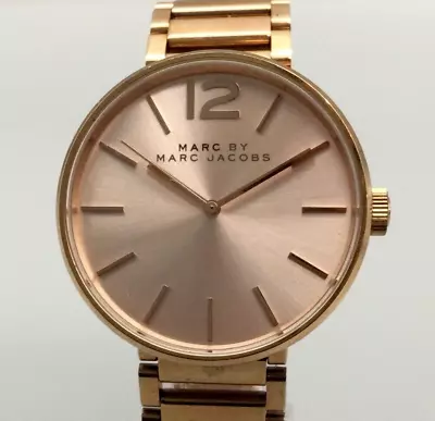 Marc By Marc Jacobs Peggy Watch Women 36mm Rose Gold Tone New Battery 7.25  • $35.99