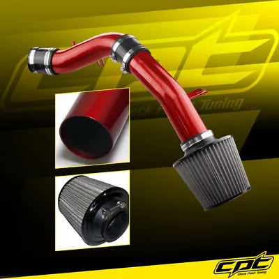 For 12-17 Veloster 1.6L 4cyl Non-Turbo Red Cold Air Intake + Stainless Filter • $95.96