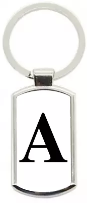 New LETTER Alphabet Metal Keyring Chain With Gift Box Choose Your Letter  • £5.99