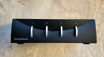 Radio Shack 4-Way Audio Video Selector Switch Model #15-1978 • $9.99